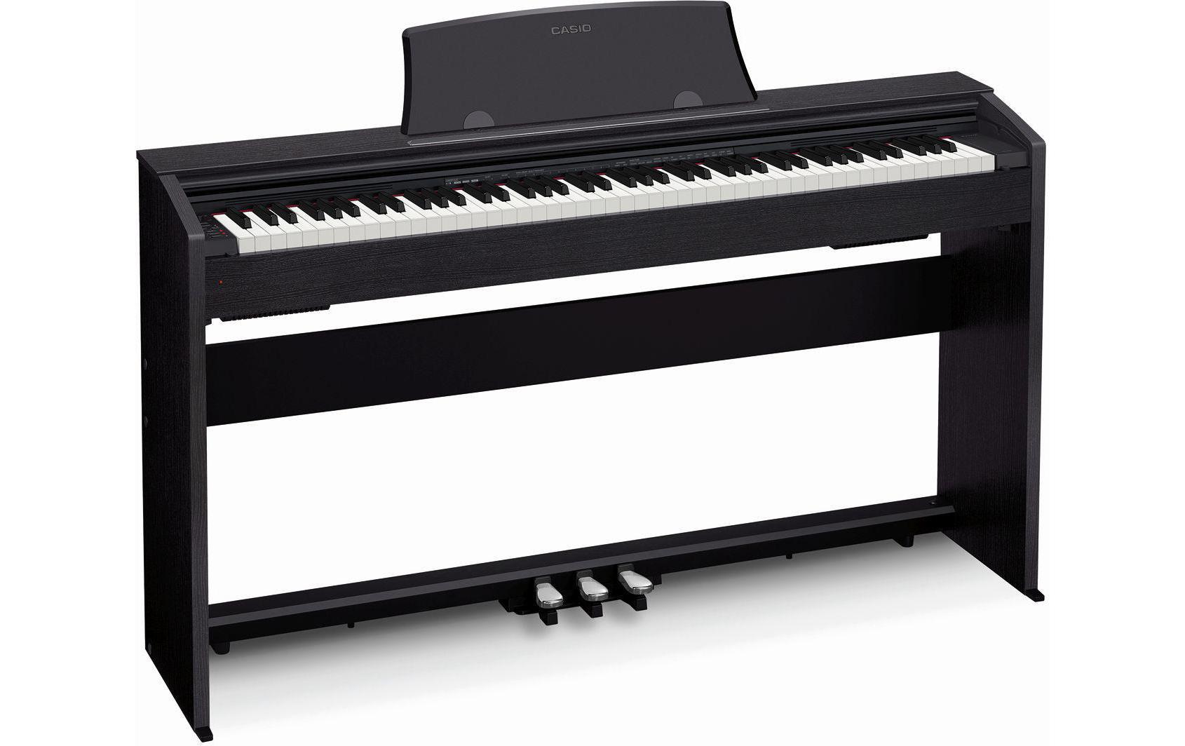 E-Piano Privia PX-770BK Schwarz<br>E-Piano mit gewichtetem Tri-Sensor-Scaled-Hammer-Action-Keyboard II mit 88 Tasten