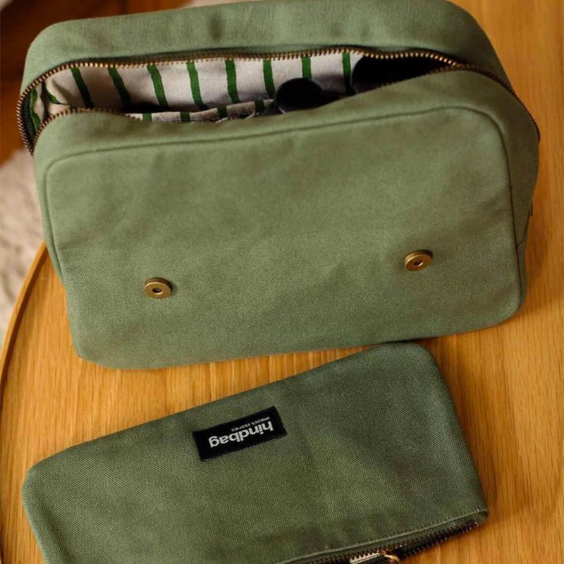 Trousse de toilette Alix 25 cm Olive