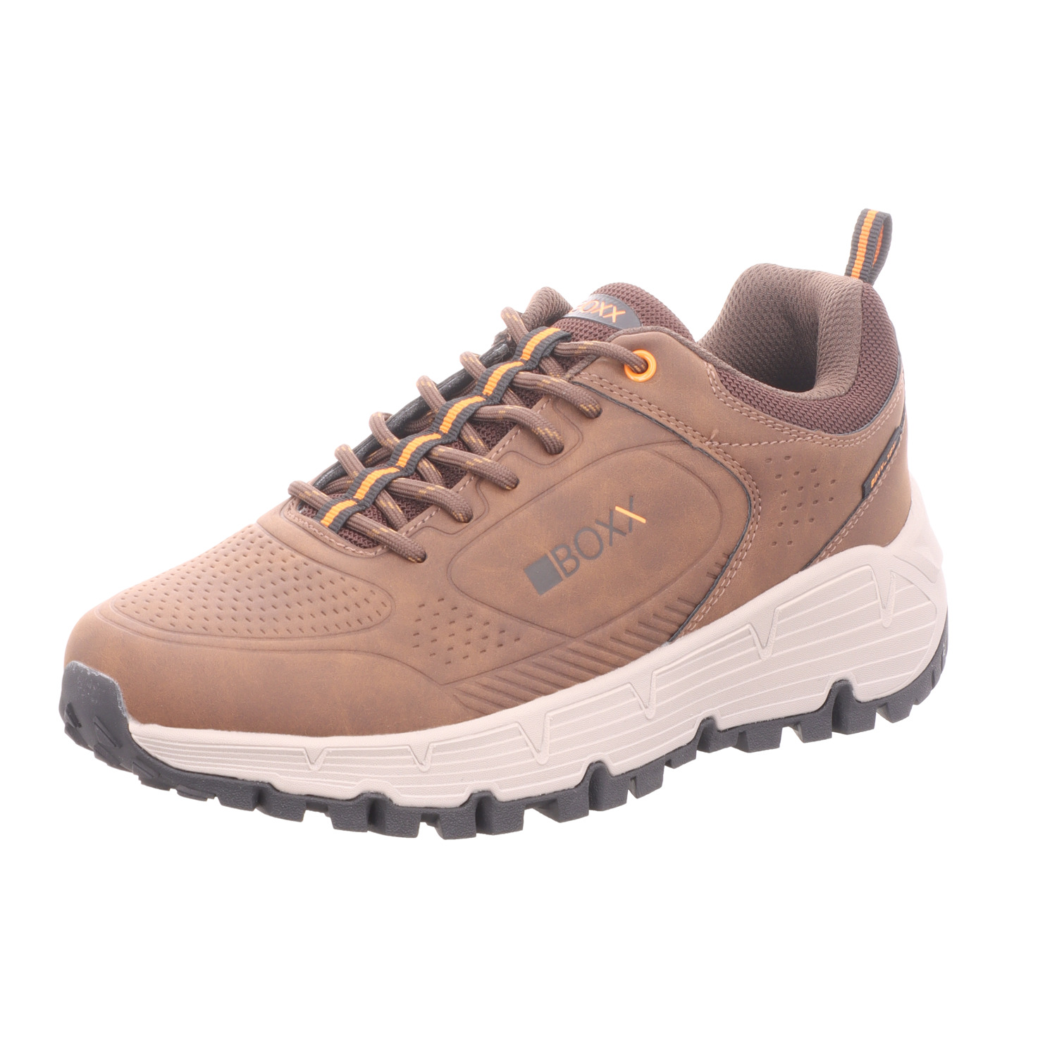 BOXX Herren-Schnürhalbschuh Braun