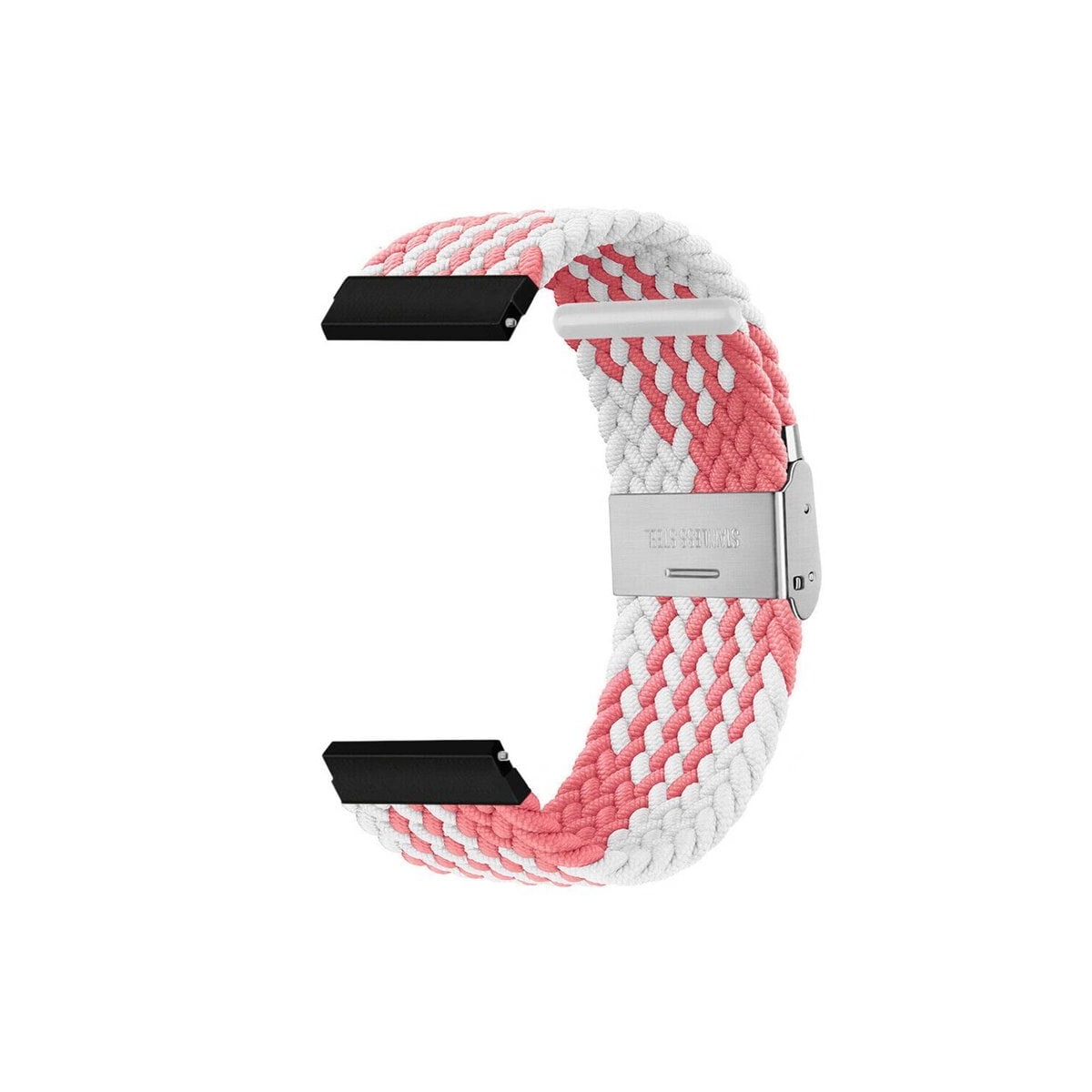 Flettet elastisk armbånd Garmin Forerunner 265 - pinkwhite