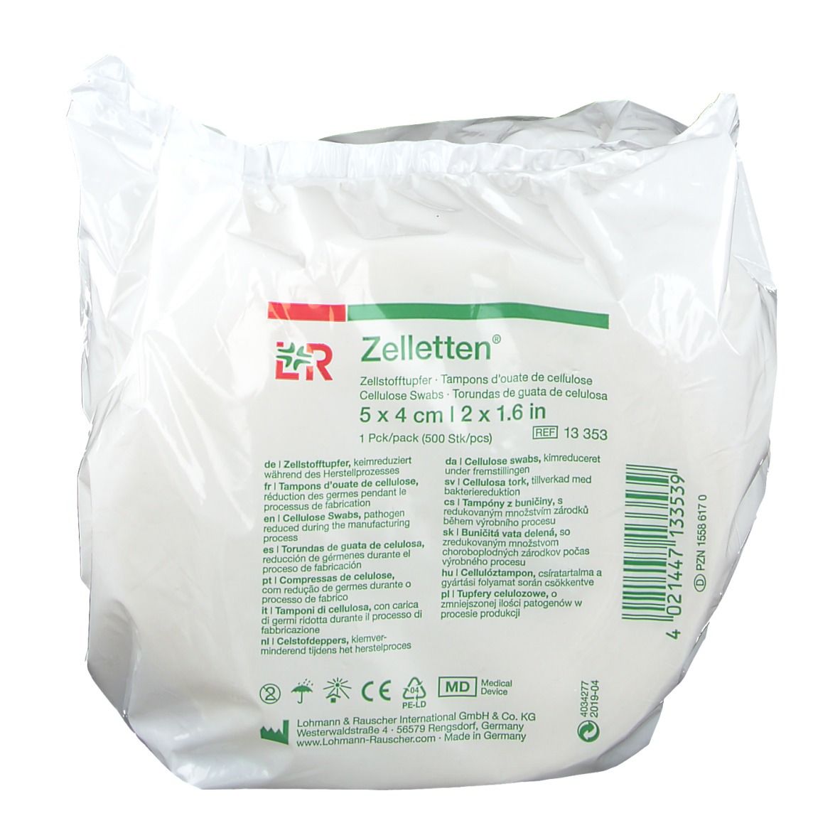 Lohmann & Rauscher Zelletten® 4 x5 cm