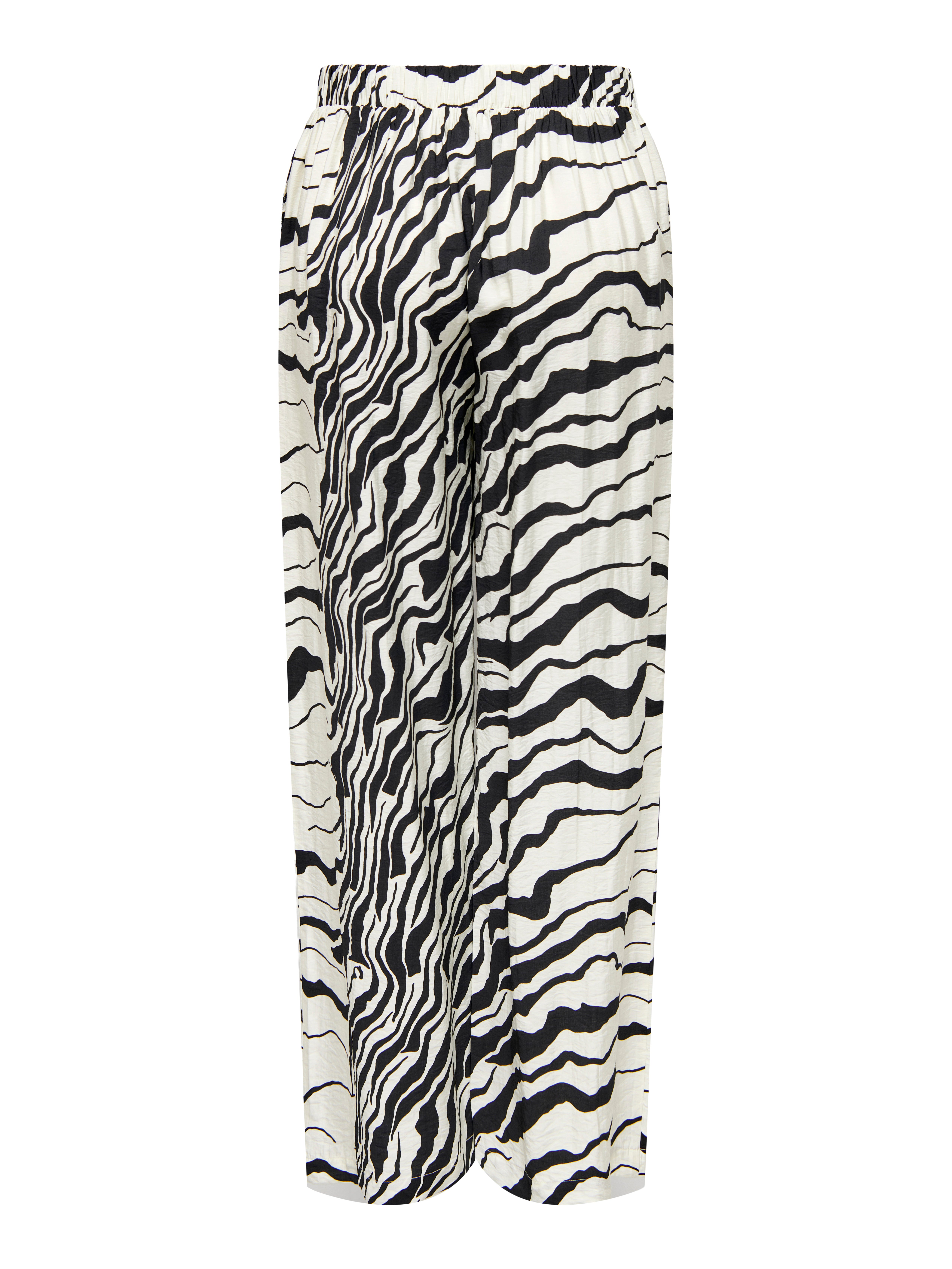 ONLCILLE Hohe Taille Normal geschnitten Hose White