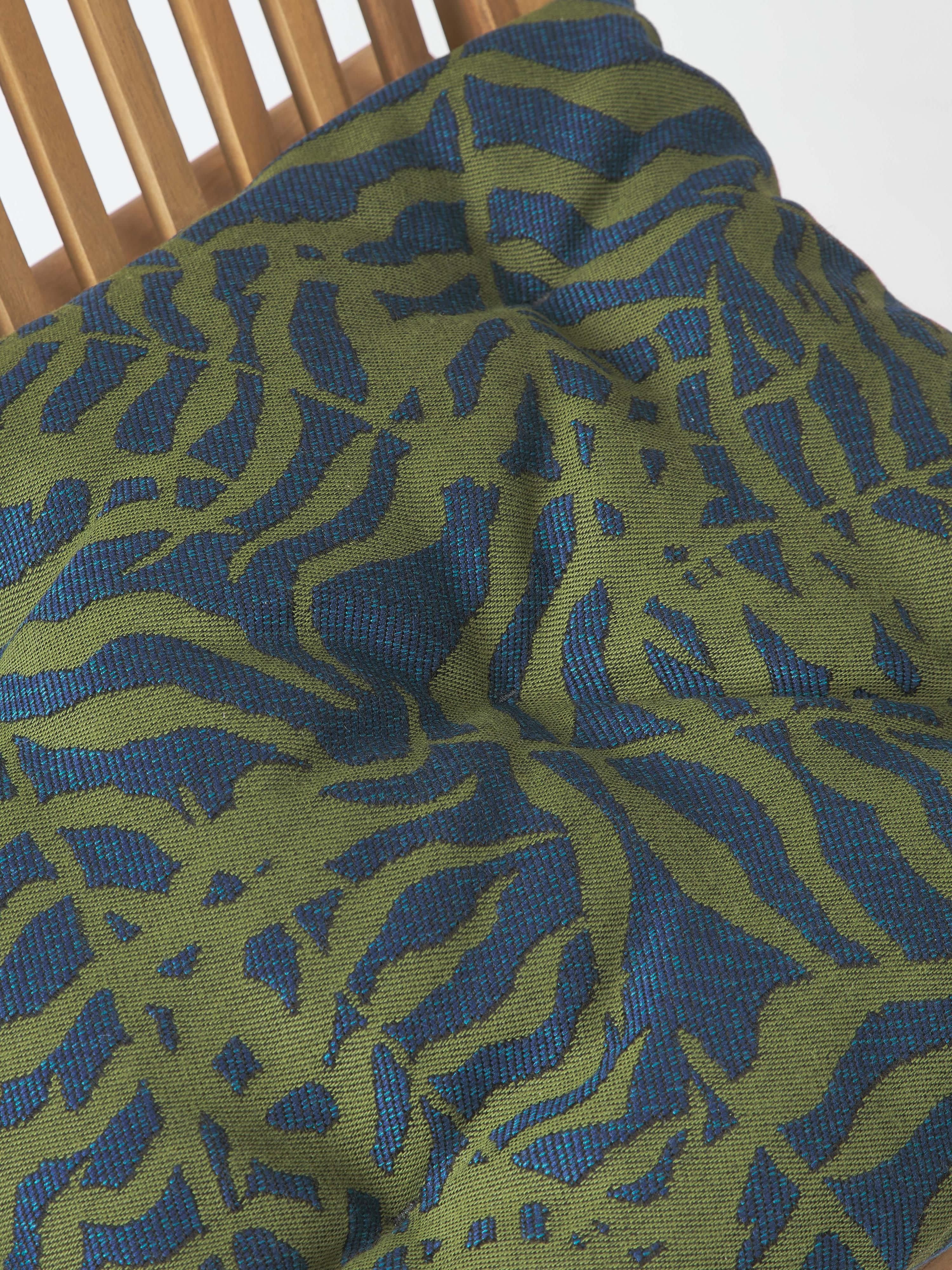 Outdoor stoelkussen Ortun met jacquard patroon