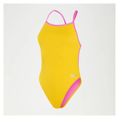 Maillot de Bain Femme 1 pièce Speedo Eco   Solid VBack Mangue/Rose