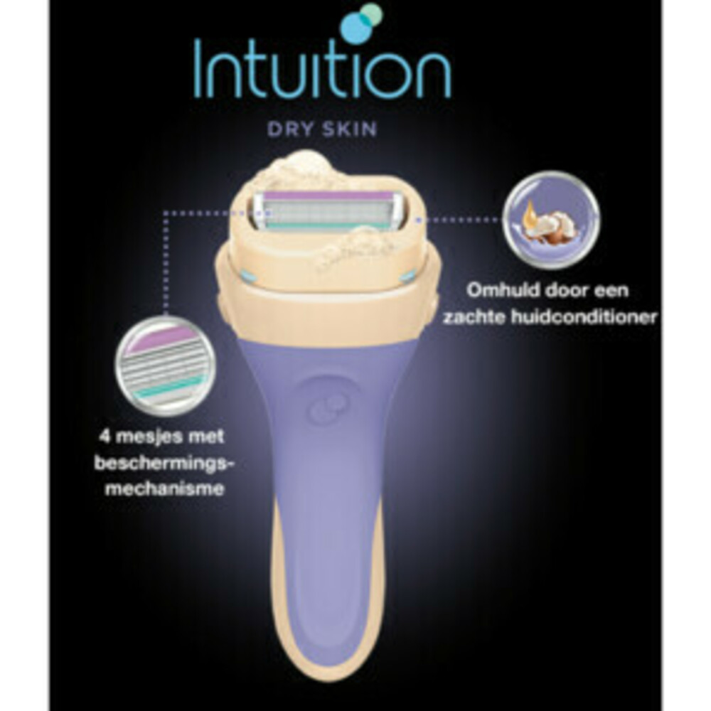 Wilkinson Intuition 2 in 1 Navulmesjes Dry Skin3 stuks