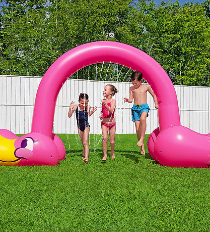 Bestway Aufblasbarer Sprinkler - 340x110x193 cm - Flamingo