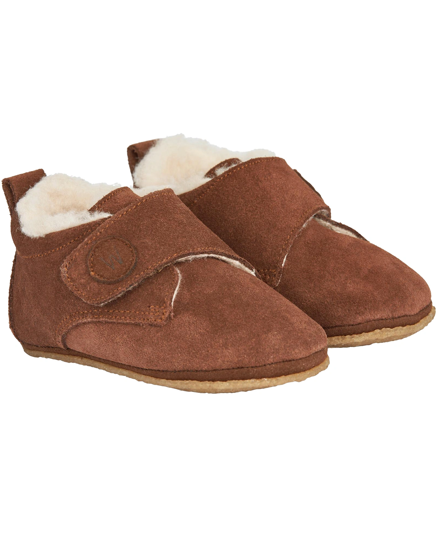 Klett-Hausschuhe TAJ WOOL gefüttert in cognac