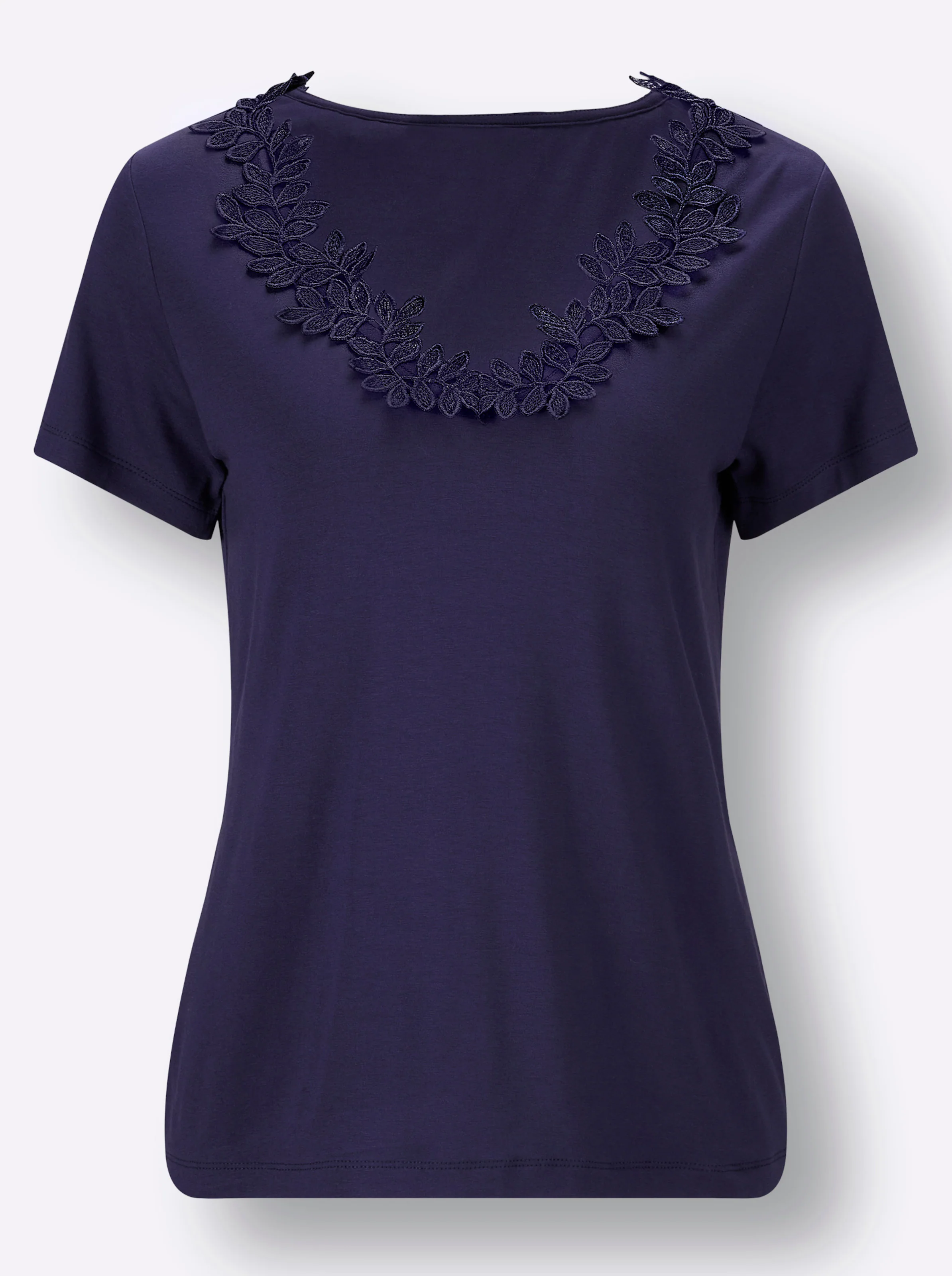 Shirt in nachtblau