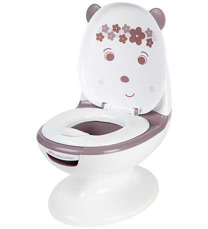 Bebeconfort Toilet - Mini - Hvid/Lavendel m. Bj?rn