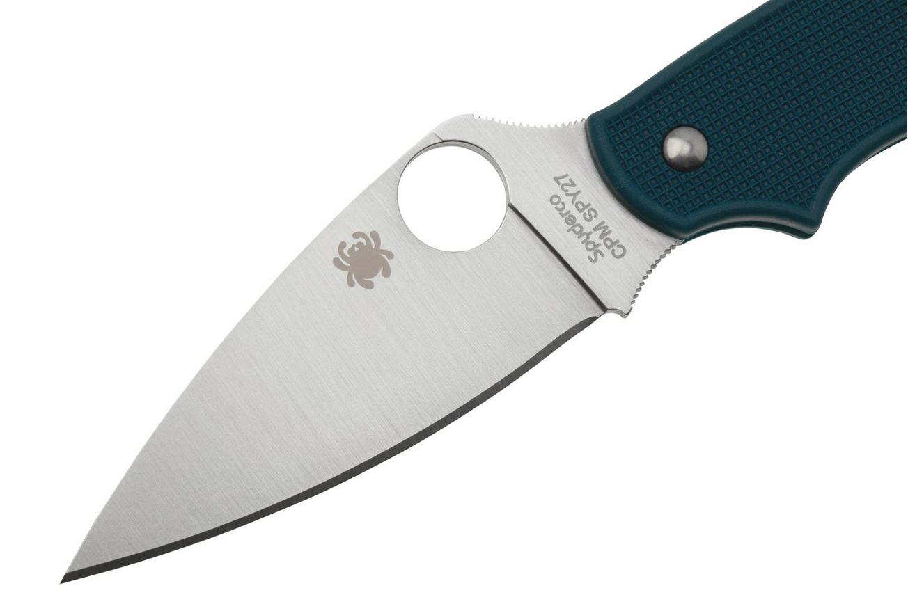 Spyderco UK Penknife CPM-SPY27 C94PCBL Cobalt Blue FRN, zakmes