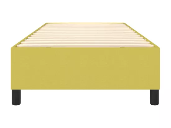 Sommier tapissier Vert 80x200 cm Tissu