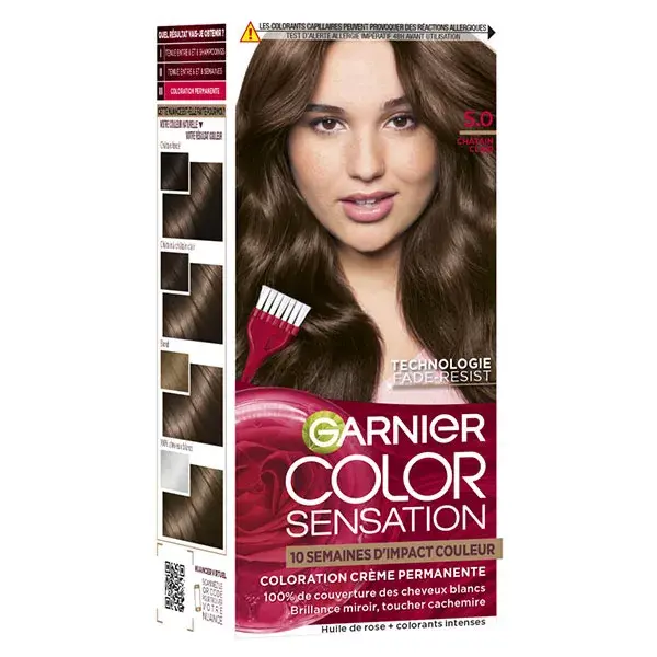 Garnier Color Sensation Coloração Permanente 5.0 Castanho Claro