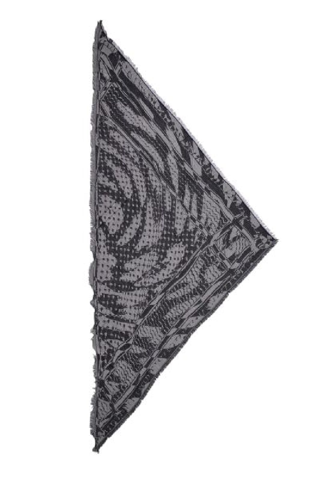Lala Berlin Scarf Amalin egret black