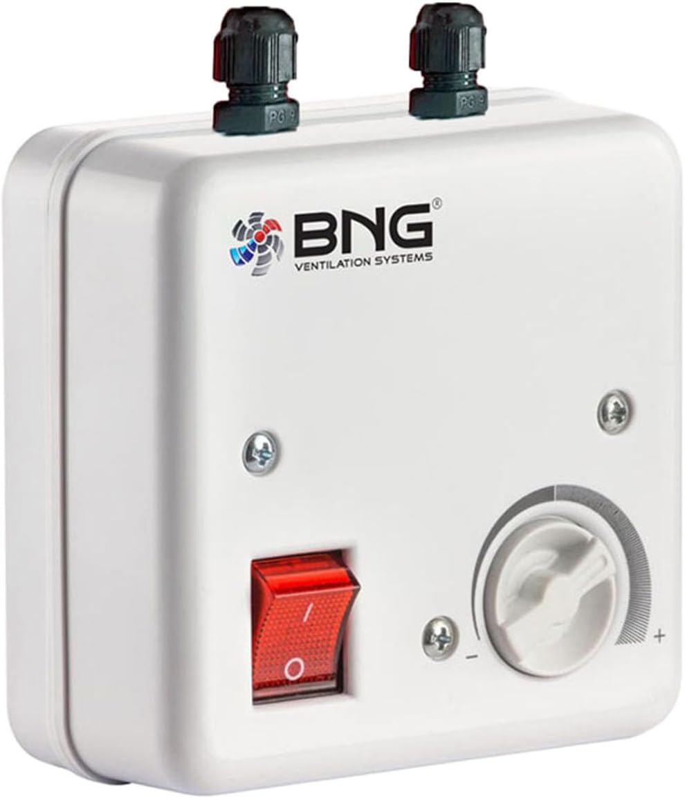 BVN VENTILATION SYSTEMS & ELECTRICAL MOTORS Gastro Airbox Radialventilator Industrie 230V 2200 m³/h Radialgebläse mit Drehzahlregler BSC-2