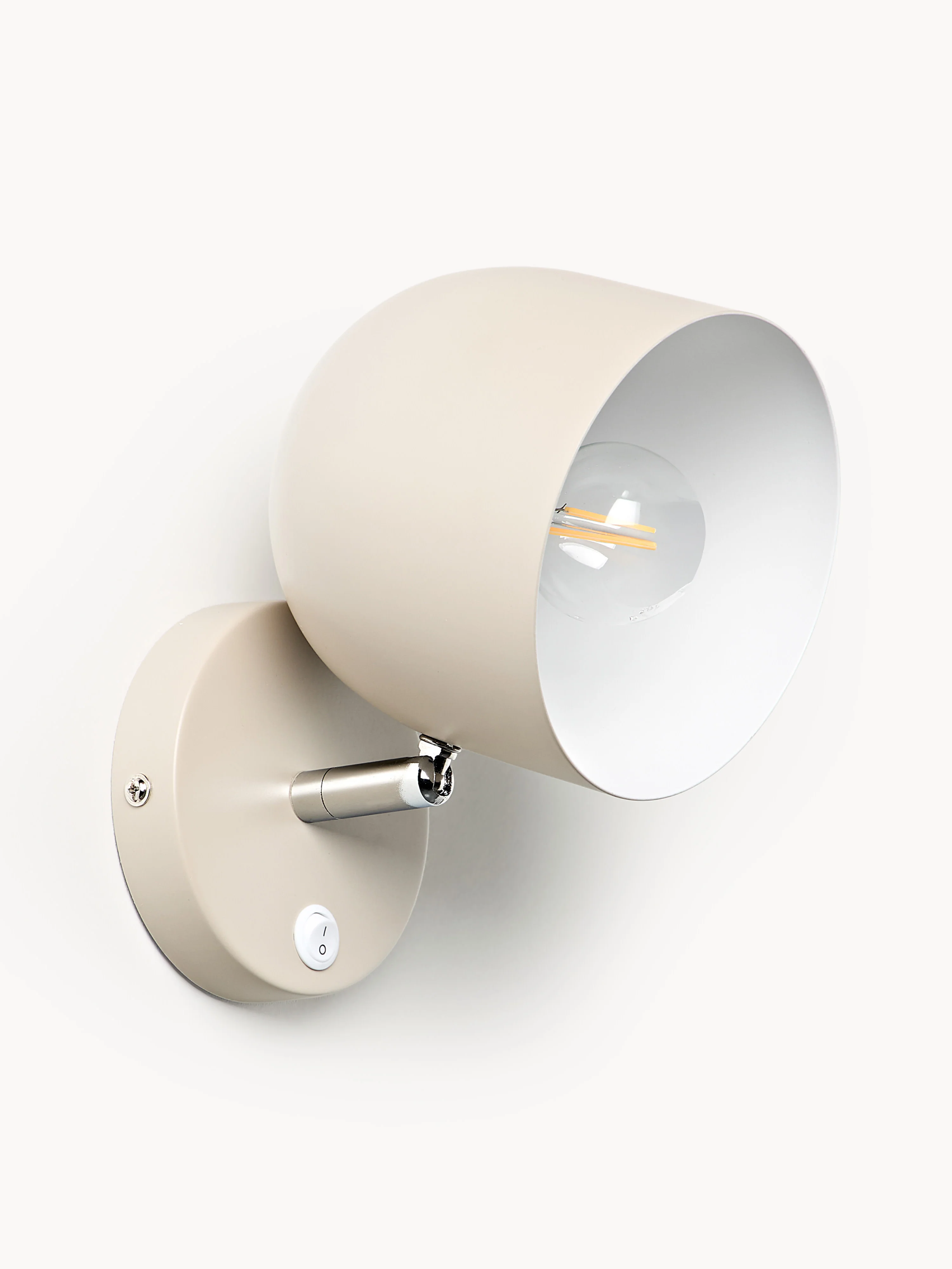 Verstelbare wandlamp Almo van metaal