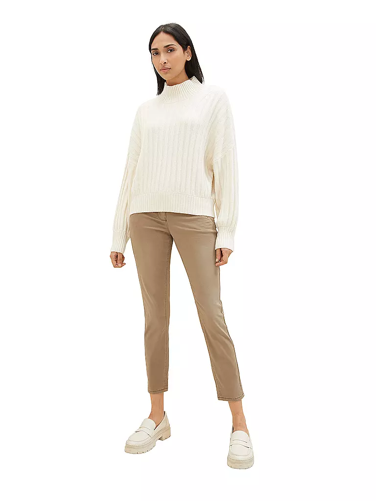 TOM TAILOR Hose Tapered Relaxed Fit camel