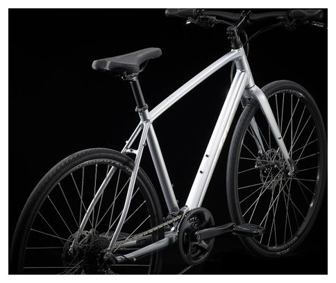 Vélo Fitness Trek FX 2 Disc Shimano Acera/Altus 9V 700 mm Gris Quicksilver