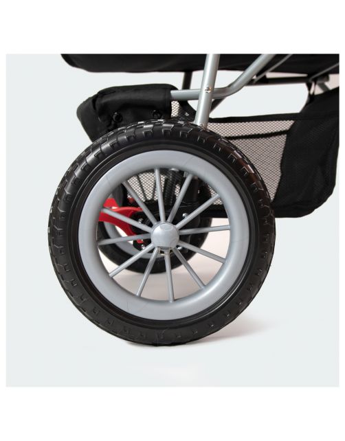 Innopet Hondenbuggy Comfort Efa Eco - Hondentrolley - 96x53x104 cm Zwart Grijs