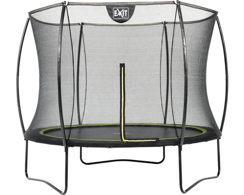 EXIT Silhouette trampoline met veiligheidsnet Ø 305 cm zwart