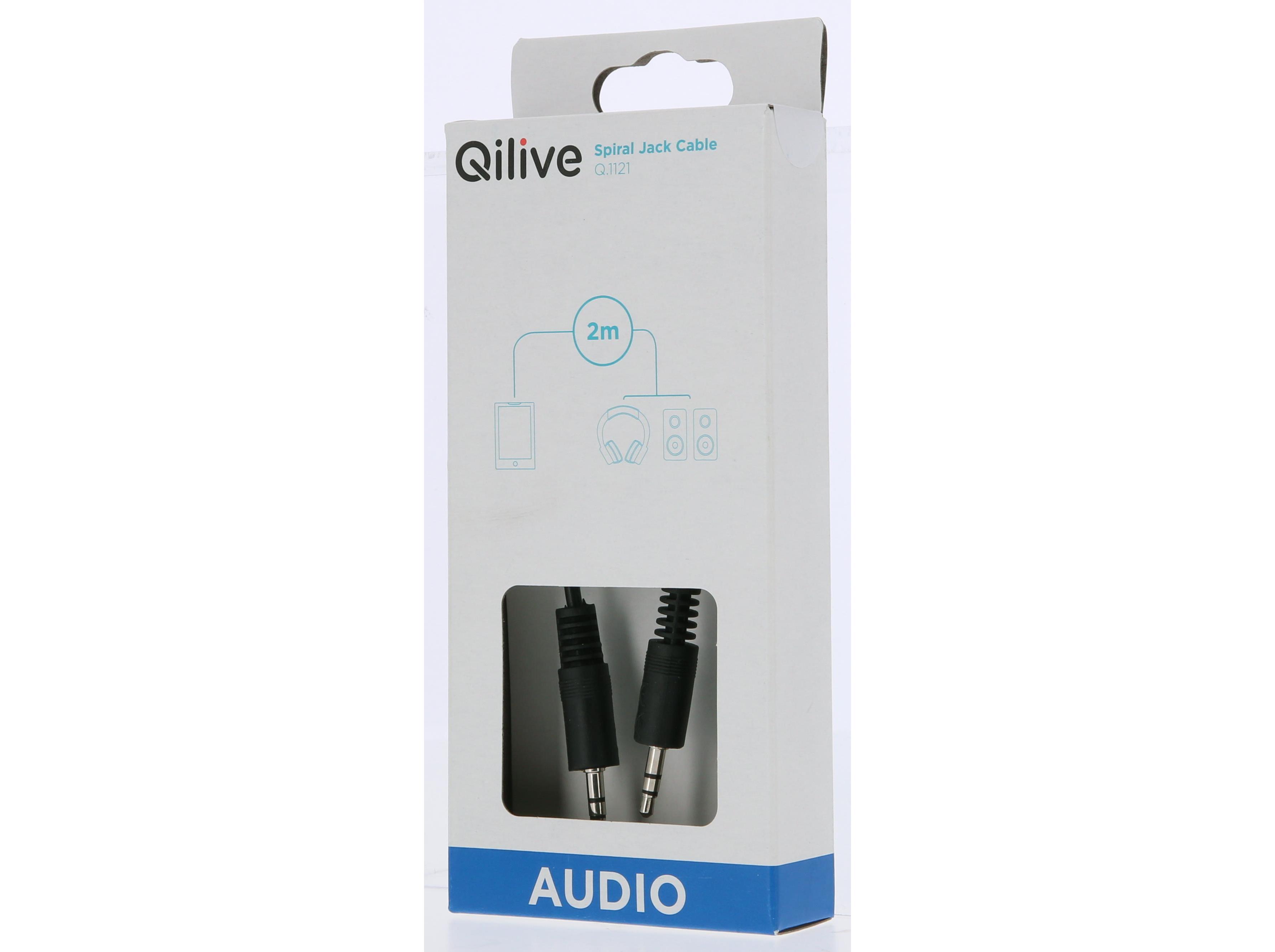CABO QILIVE G4217921 JACK 3.5MM ESPIRAL 2MT