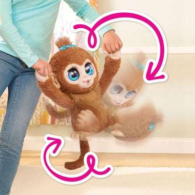 FurReal Peanut The Playful Monkey Interaktiv Ape 38 cm