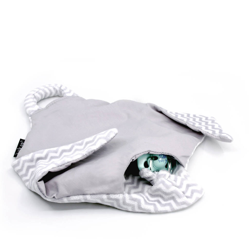 Roggy speendoekje ziggy grey