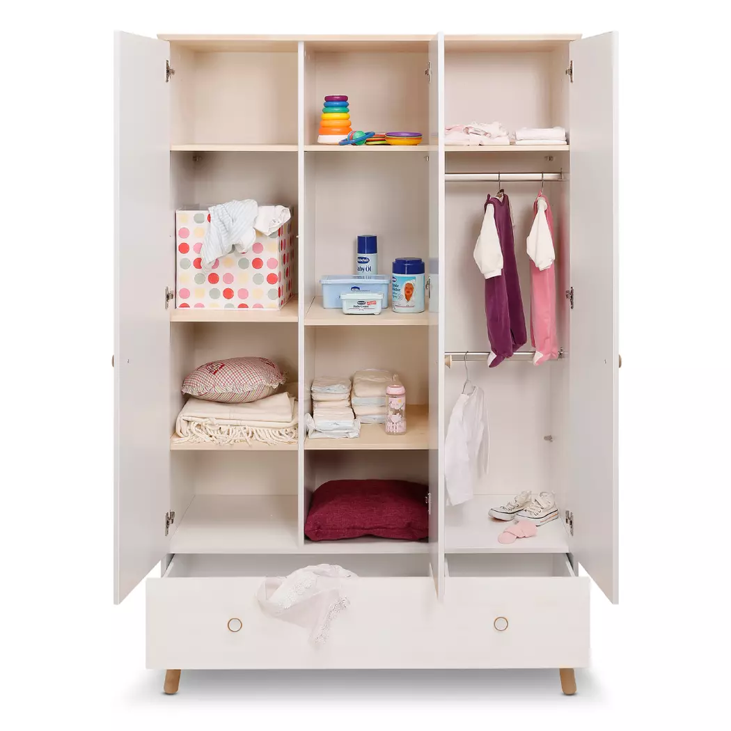 Kleiderschrank Ylvie 125 x 198 cm