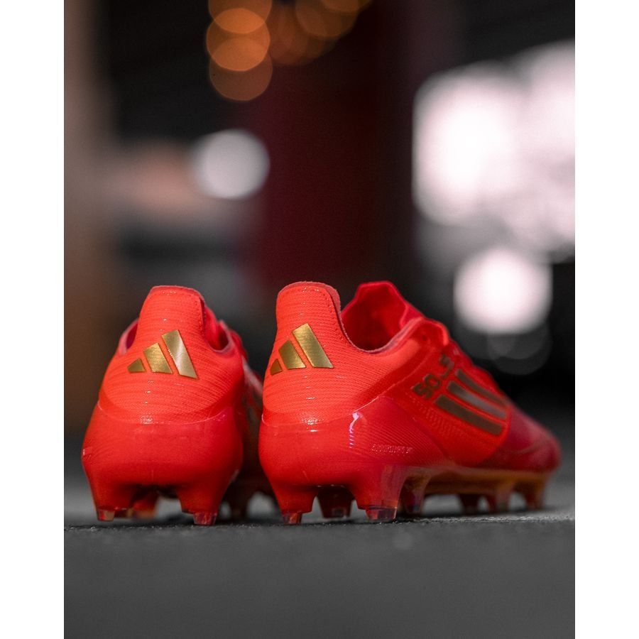 adidas F50 Elite FG Two Horizons - Rouge/Doré/Rouge ÉDITION LIMITÉE