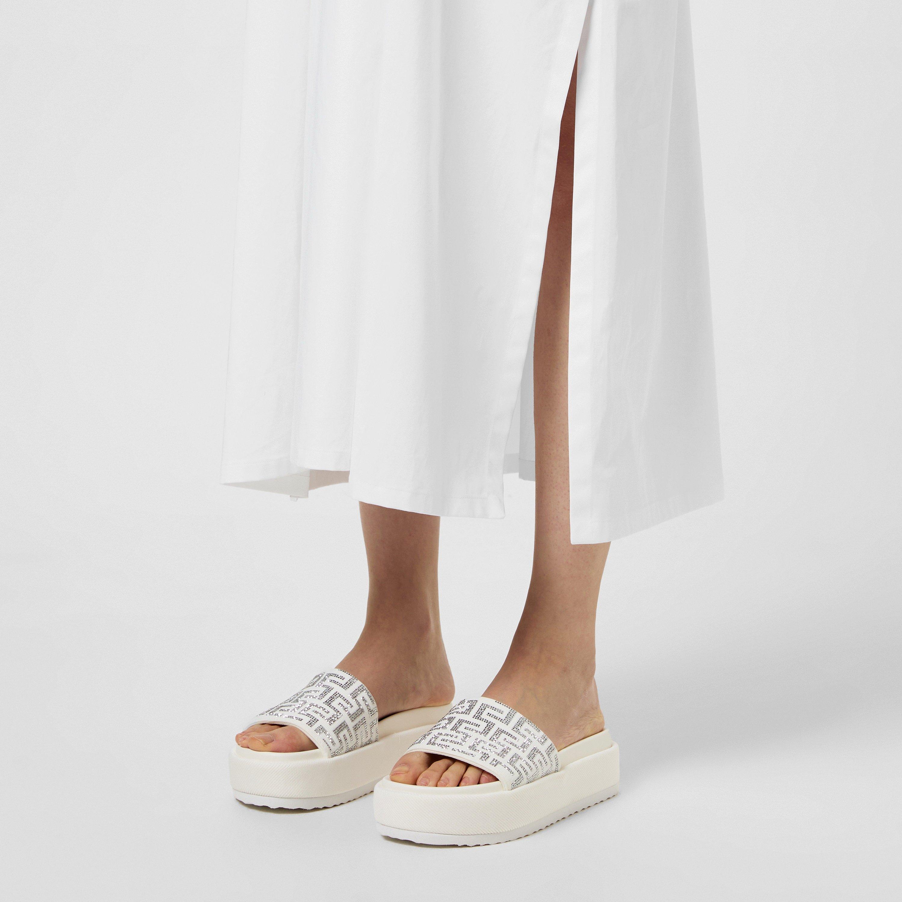 Steve Madden Embellished Slides
