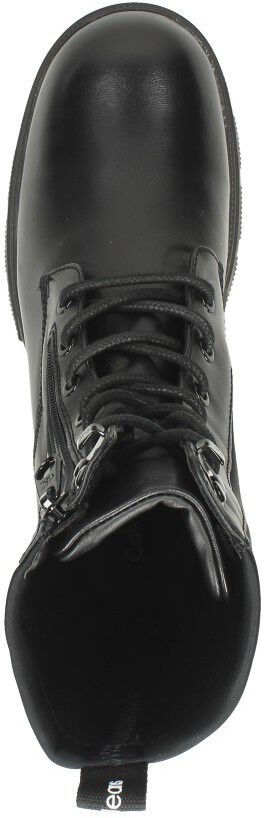 Calvin Klein Chunky Combat Laceup Zip zwart