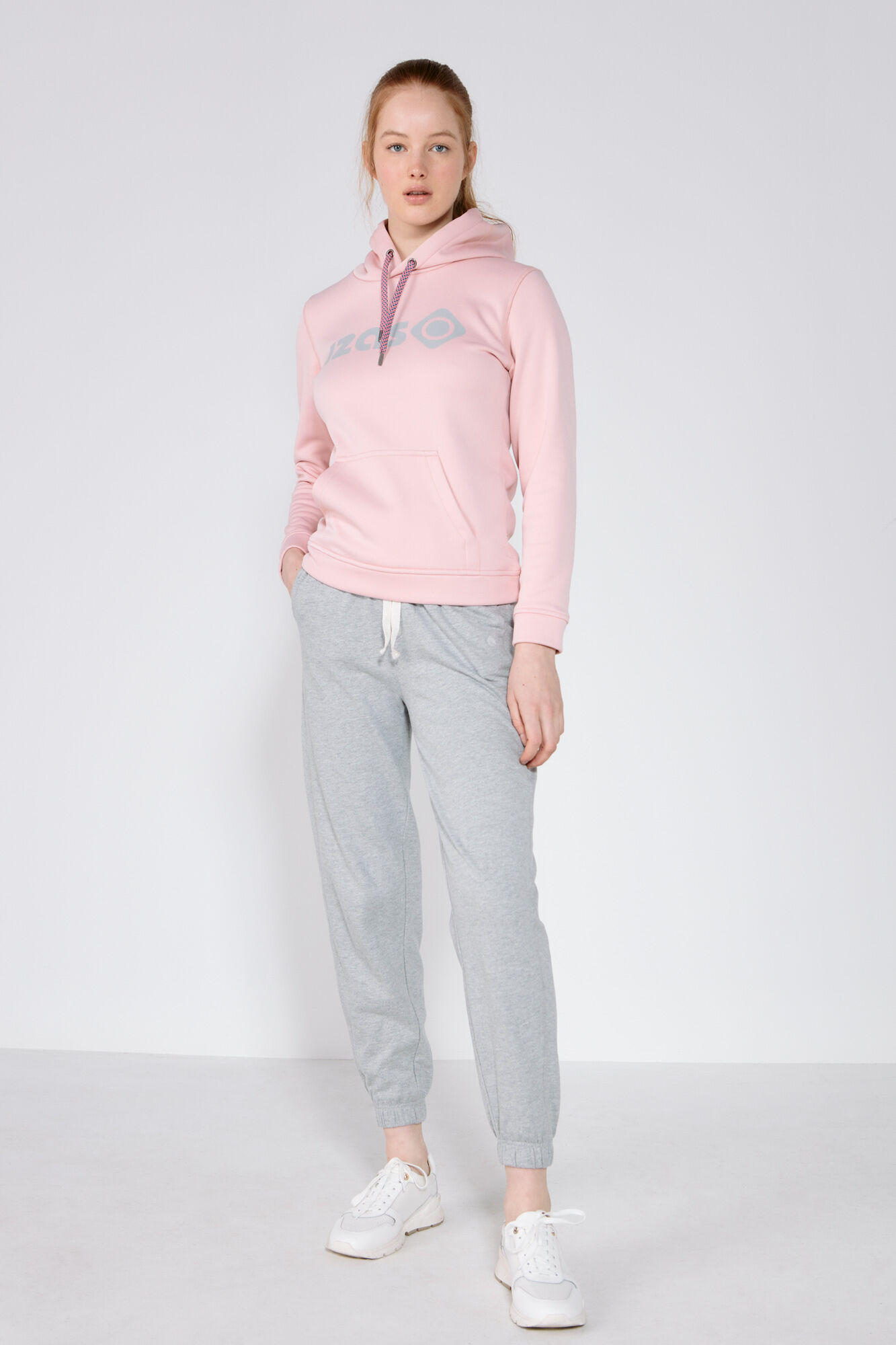 Moletom com logo - rosa