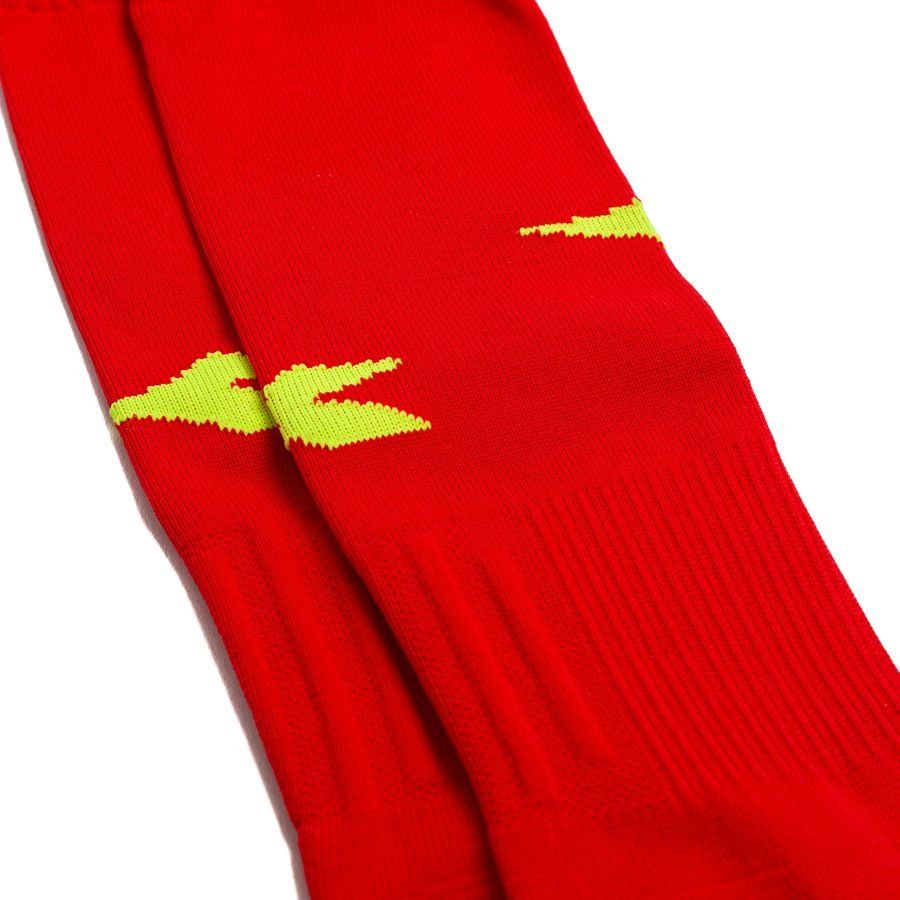 Diadora Chaussettes d'arbitre Copenhagen - Rouge/Jaune Fluo