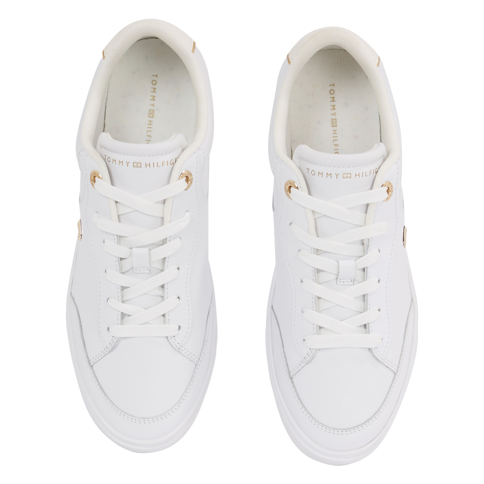 Baskets basses en cuir | Blanc