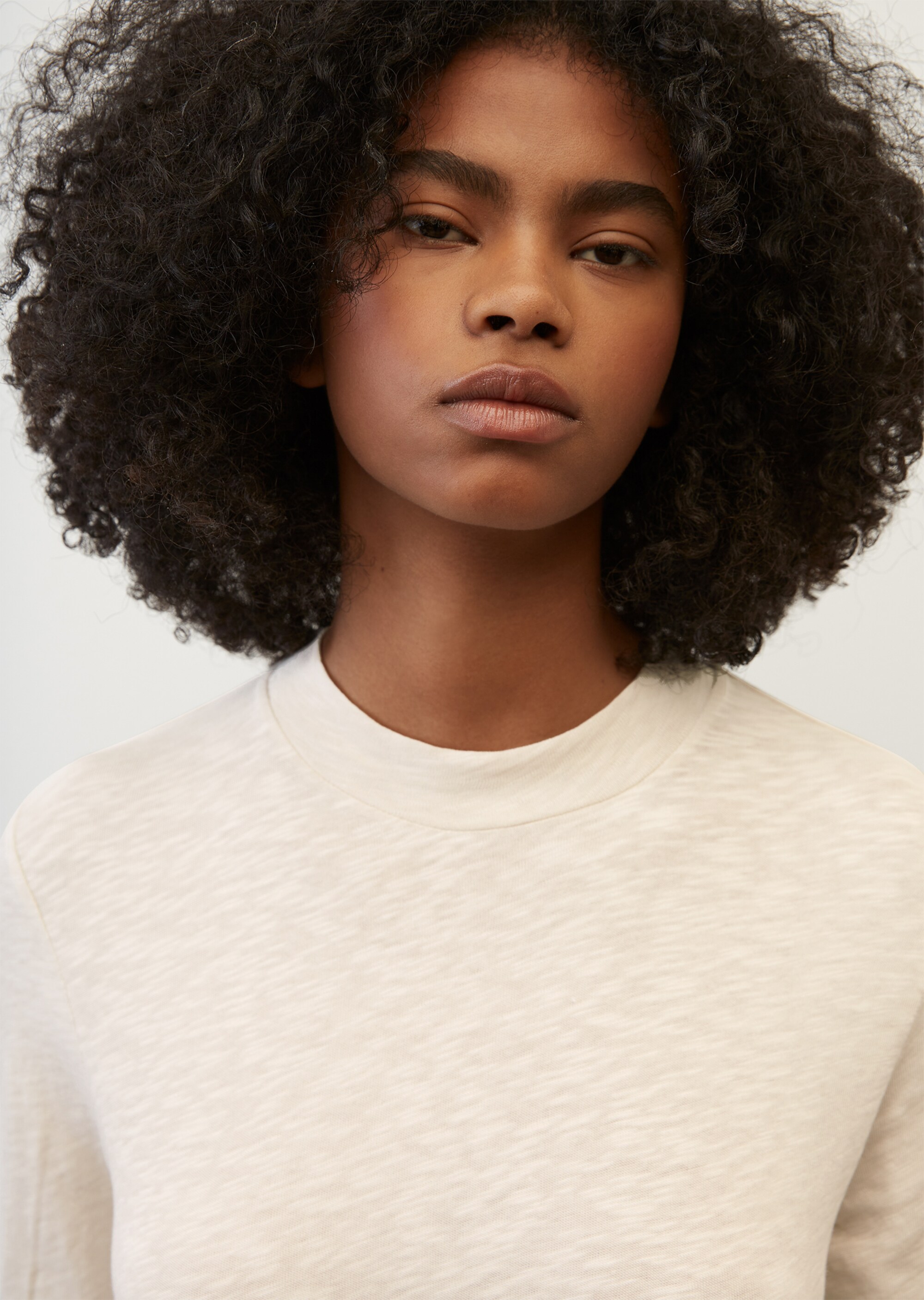 Longsleeve aus Organic-Cotton-Slub-Jersey
