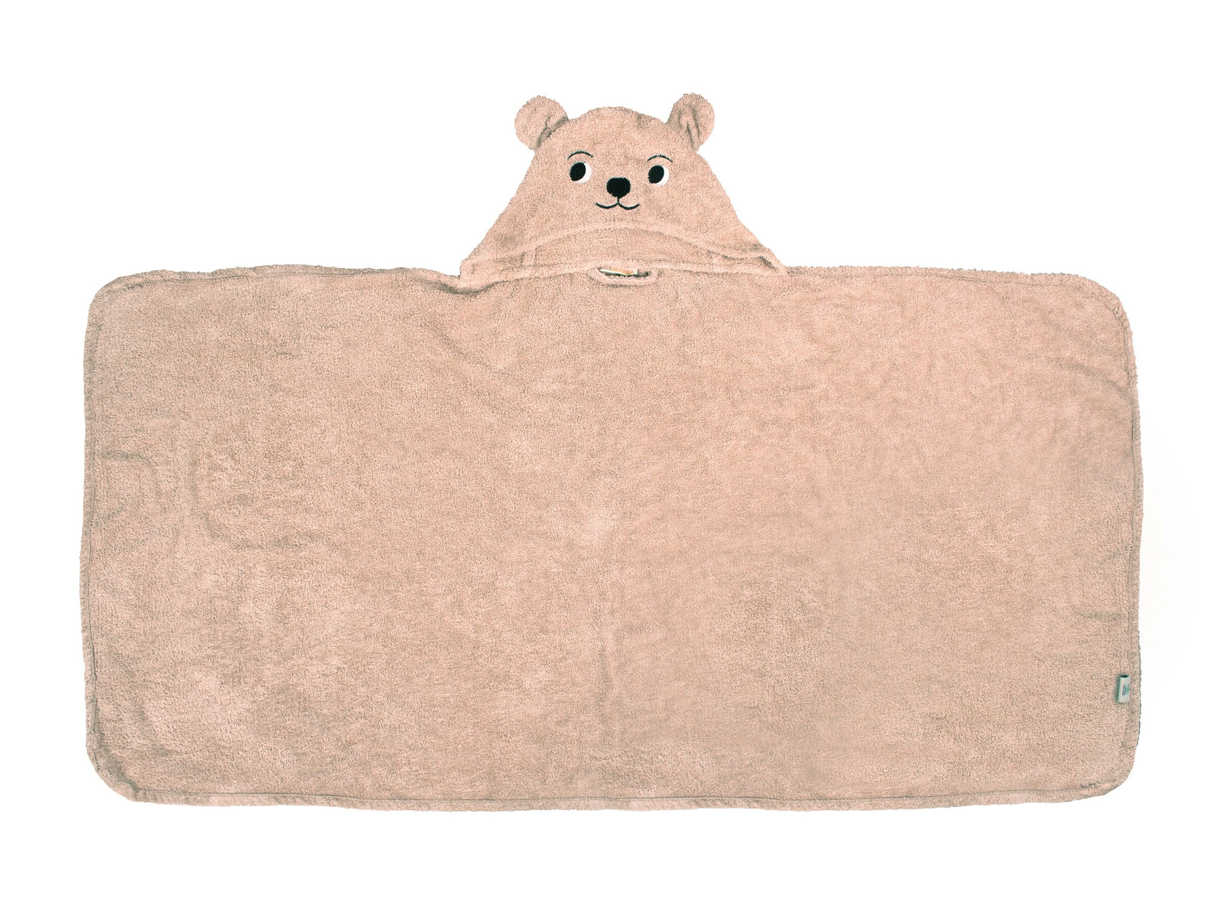 FILIBABBA Kapuzenhandtuch - Bär
