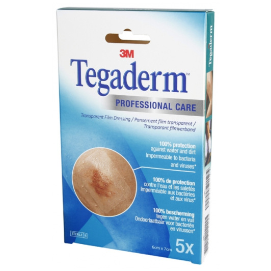 3M Tegaderm Pansement Film Transparent 6 x 7 cm