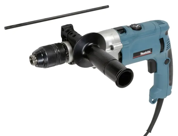 Makita HP2071J - Hammerbor - 1010 W - 2-hastigheders - nøgleløs borepatron 13 mm