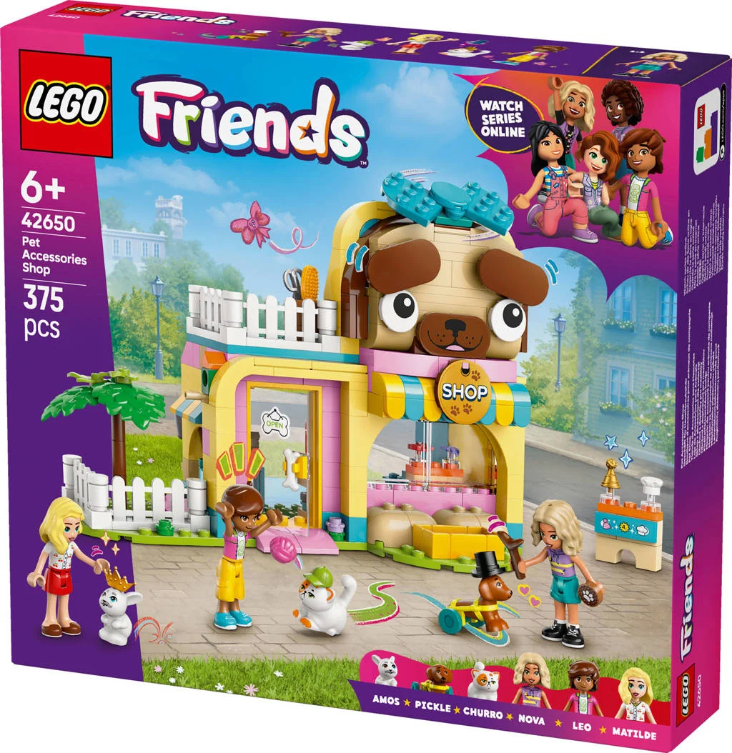 Winkel met dierenaccessoires speelset 42650