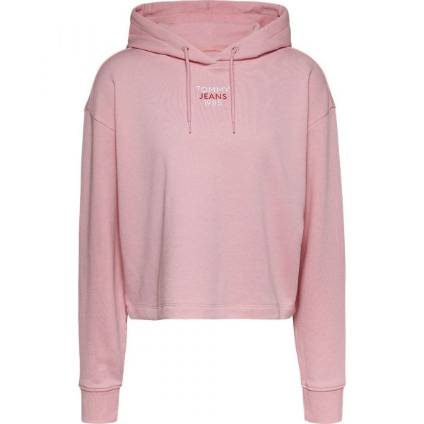 Tommy Jeans Essential Logo1 Hoodie Rosa L Mulher
