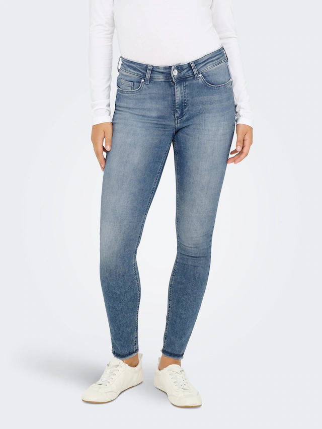 ONLY Skinny-fit-Jeans »ONLBLUSH MID SK ANK RW DNM REA158«