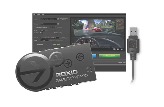 Roxio Game Capture HD PRO - Videooptagelsesadapter - USB 2.0 - for Sony PlayStation 3, Sony PlayStation 3 Slim, Sony PlayStation 3 Super Slim