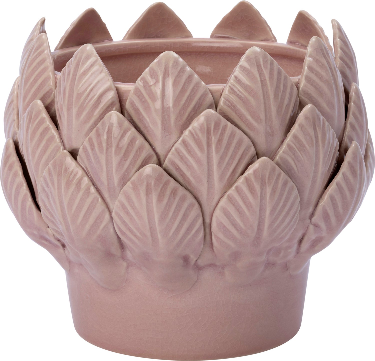Intratuin bloempot Tobias roze D 12 H 10 cm