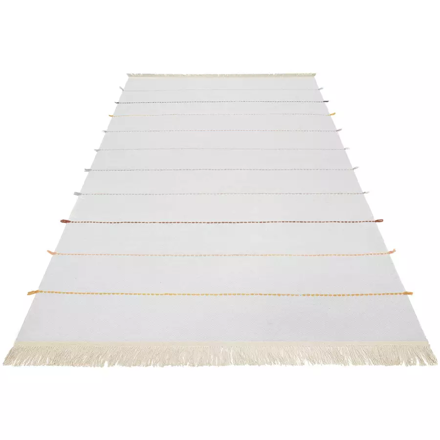 Esprit Kelim Teppich Lina grau-blau-bunt