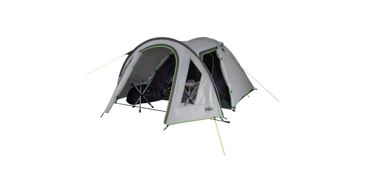 High PeakKira 4.0 tent  (Grijs/neongroen)