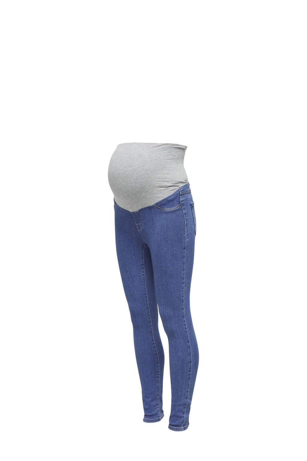 ONLY MATERNITY skinny zwangerschapsjeans OLMRAIN stonewashed