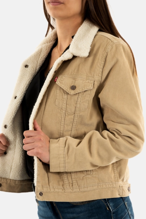 Blousons et vestes levi's® 36136 original sherpa trucker 0096 safari