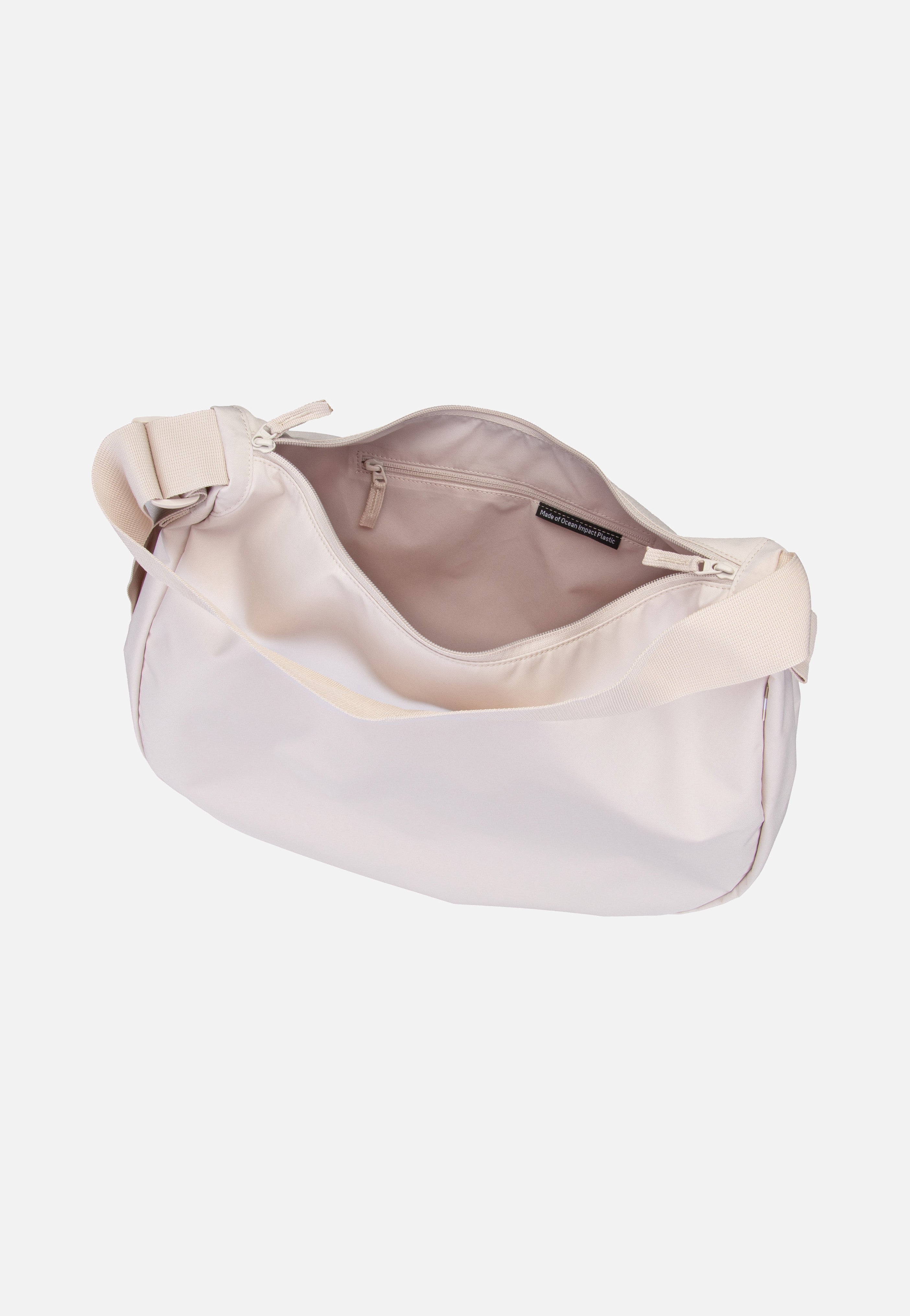 Curved Bag Monochrome Soft Shell - Hobo Bag