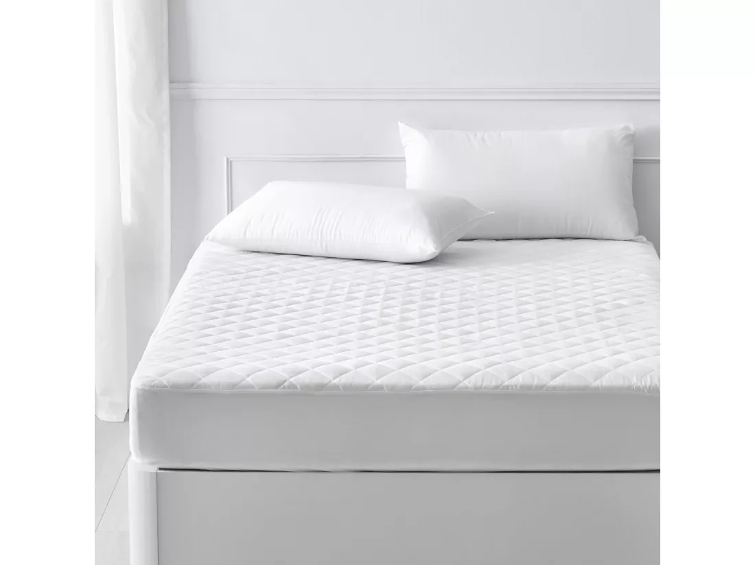 Protège-matelas matelassé respirant Aloe Vera