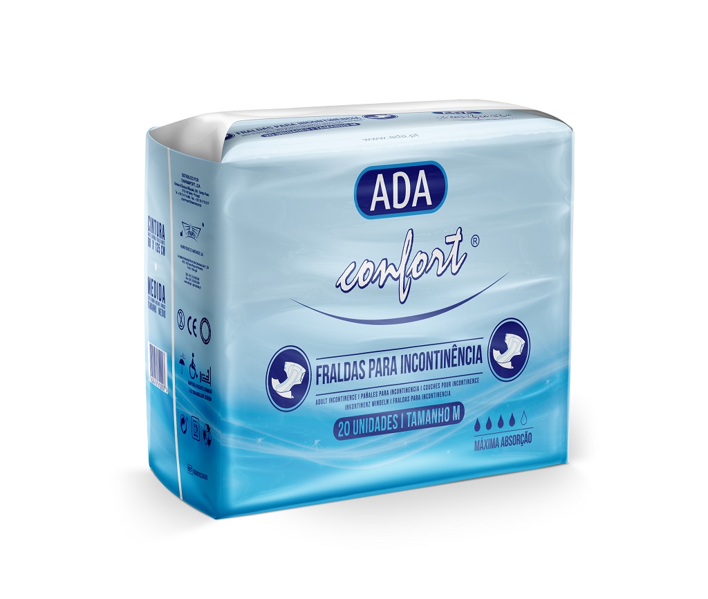 FRALDA ADA COMFORT INCONTINÊNCIA MÉDIA 20UN