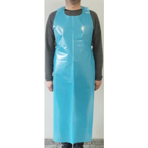 Tablier Brunopack PE 35µm bleu 70 x 120 cm